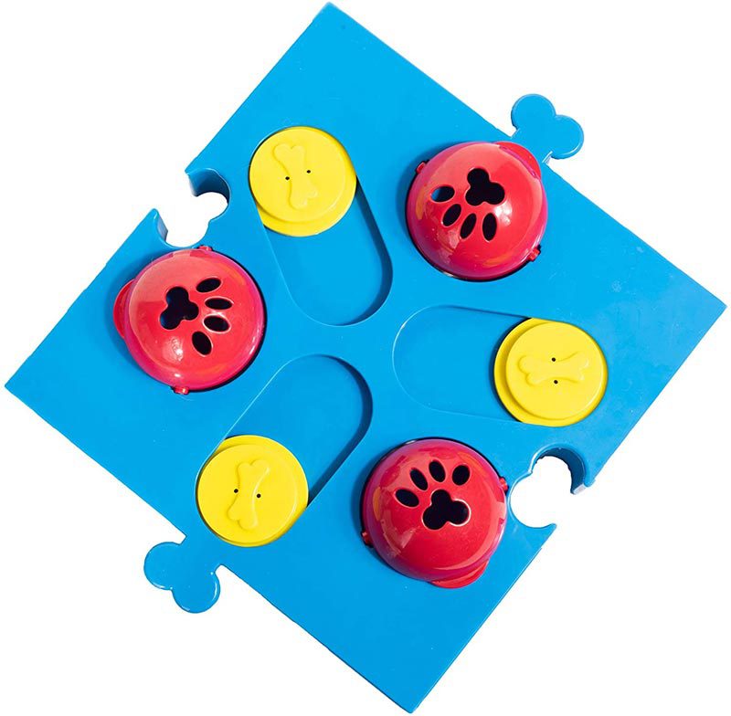 flip n' slide puzzle game for dogs