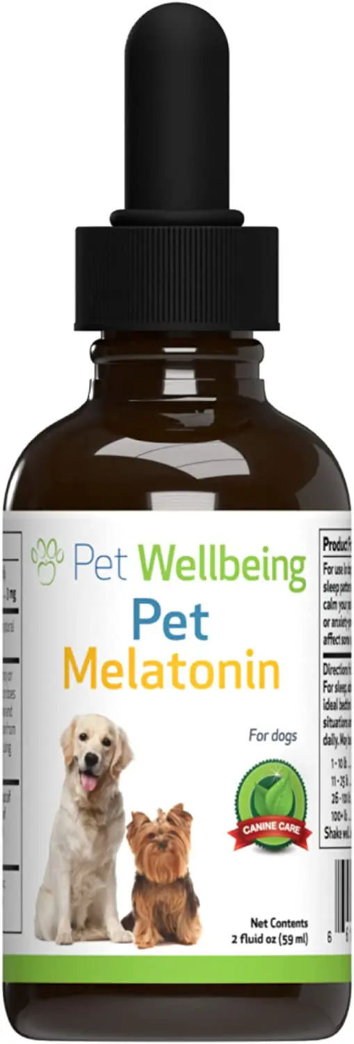 pet wellbeing melatonin drops for dogs